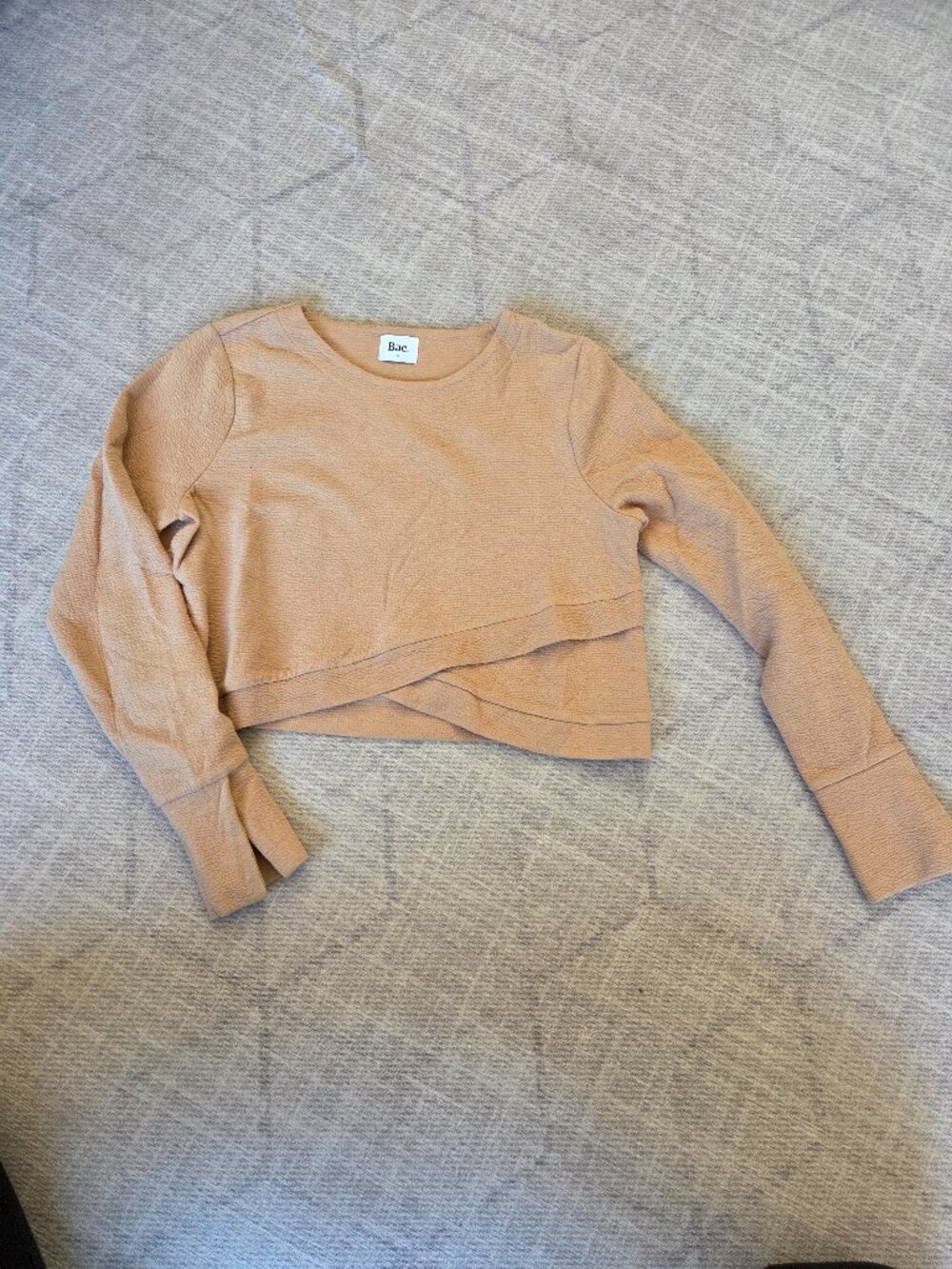 Bae maternity cross your heart crop top